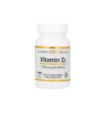California Gold Nutrition Vitamin D3 125 mcg (5,000 IU) – 90 Fish Gelatin Softgels