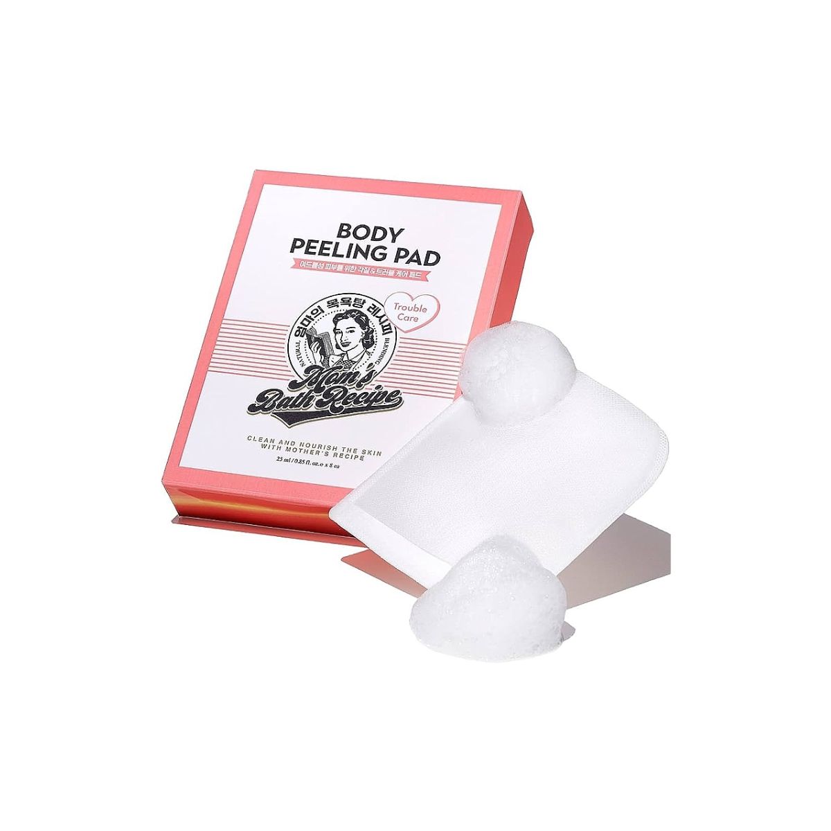 Mom's Bath Recipe Body Peeling Pad Trouble Care Pad 8 Sheets Mom's Bath Recipe Body Peeling Pad Trouble Care Pad 8 Sheets
