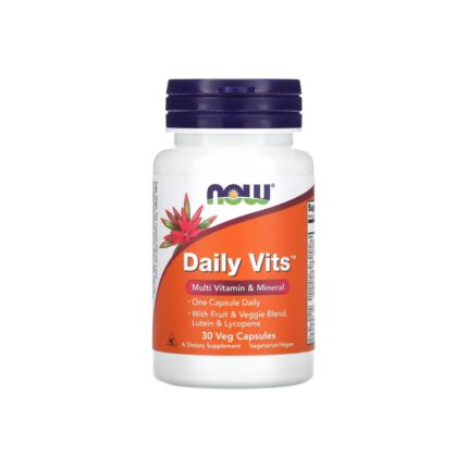 NOW Daily Vits Multivitamin & Mineral 30 Veg Capsules