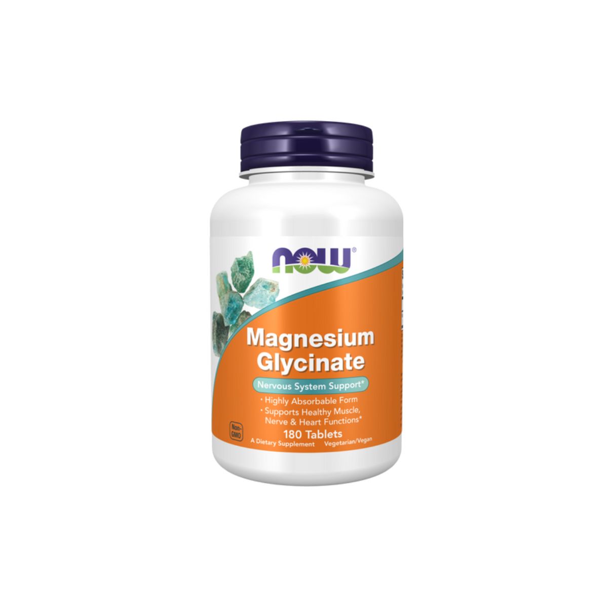 NOW Magnesium Glycinate 180 Tablets NOW Magnesium Glycinate 180 Tablets