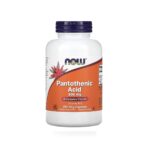 Now Pantothenic Acid 500 mg 250 Veg Capsules