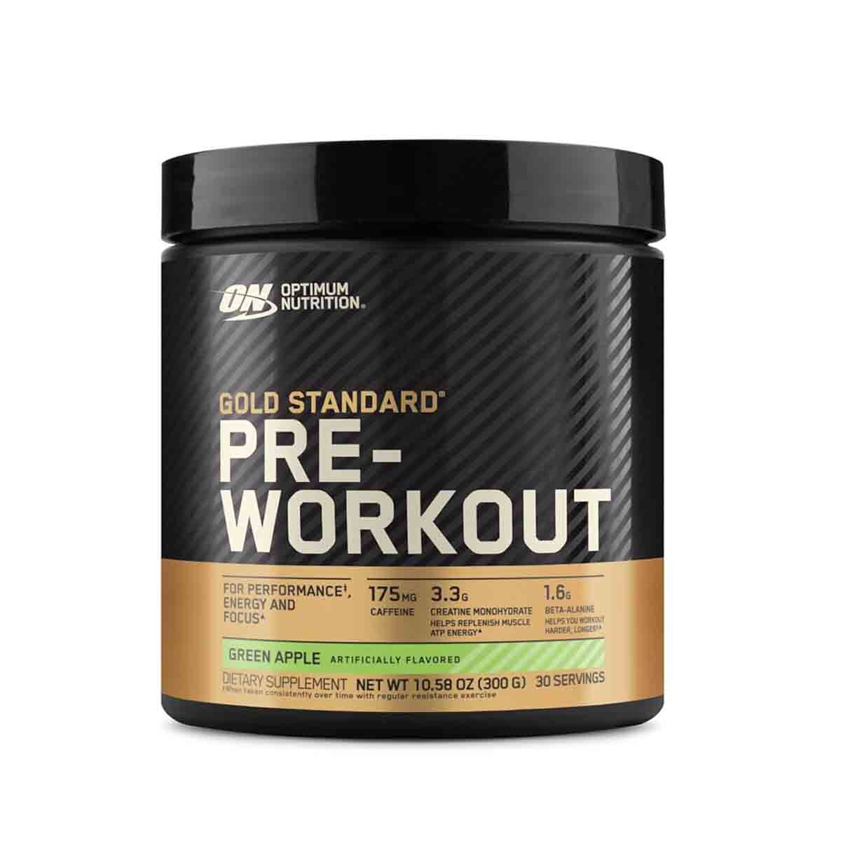 Optimum Nutrition Gold Standard Pre-Workout – Green Apple (300 g, ~30 servings) Optimum Nutrition Gold Standard Pre-Workout – Green Apple (300 g, ~30 servings)
