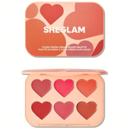 SHEGLAM Flush Crush Cream Blush Palette – Cottage Core Garden