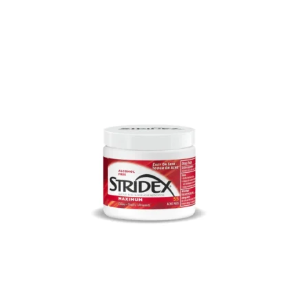Stridex Maximum Strength Acne Pads with 2% Salicylic Acid (55 Pads)