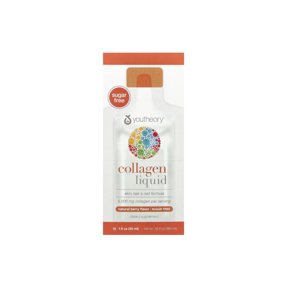 Youtheory Collagen on the Go Sugar-Free Liquid 5,000mg Collagen per Serving, Natural Berry Flavor (30ml) Youtheory Collagen on the Go Sugar-Free Liquid 5,000mg Collagen per Serving, Natural Berry Flavor (30ml)