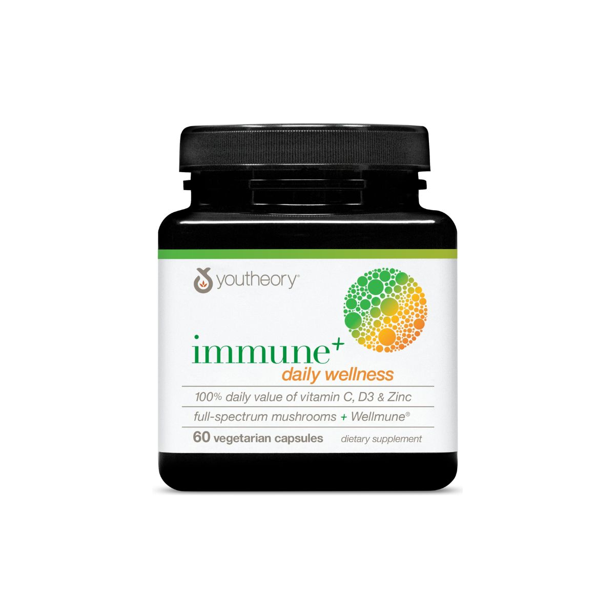 Youtheory Immune+ Daily Wellness 60 Vegetarian Capsules Youtheory Immune+ Daily Wellness 60 Vegetarian Capsules
